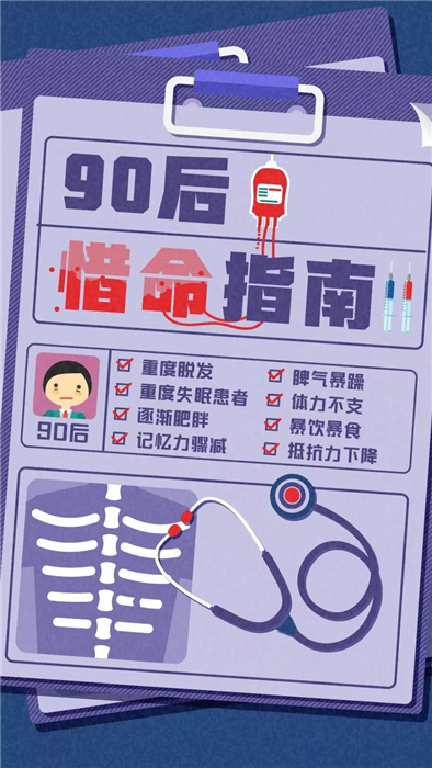 淘寶發(fā)布《90后惜命指南》，肥胖和體力不支，需要養(yǎng)生